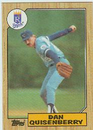 1987 Topps Baseball Cards      714     Dan Quisenberry